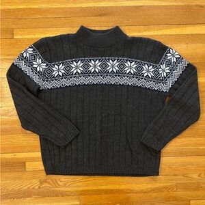 Mondala Vintage Nordic Gray Sweater Made in USA